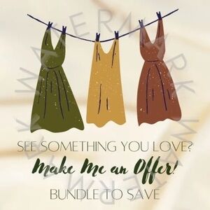 Stylized Dress Trio Graphic - Olive, Mustard, Rust